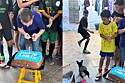 Tudo corria bem em festa de aniversário, até cachorrinha apocalíptica entrar em cena e bolo indestrutível salvar o dia