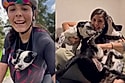 Ciclista encontra filhotes abandonados, decide por impulso ficar com todos, e gesto muda sua vida para sempre