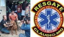 Grupo de Resgate de Claudio-MG, que atuou em Brumadinho, presta homenagem aos socorristas
