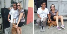 Morador de rua reencontra família depois de 30 anos e leva sua cachorrinha junto para casa