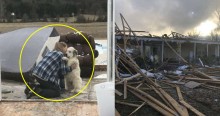 Cadela reencontra tutora após violento tornado tê-las separado: ‘Pura emoção’