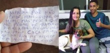 Cão abandonado com bilhete de desculpas da dona ganha novo lar em SP