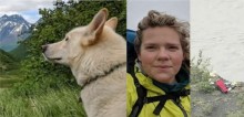 Husky é considerada heroína por ter salvo alpinista surda em trilha no Alasca