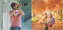 Arrependido de não tirar fotos do seu avô, fotógrafo realiza ensaio com avó e sua cachorrinha e o resultado é encantador