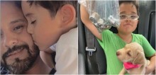 Pai se emociona ao descobrir que filho economizava mesadas para pagar despesas veterinárias do seu filhote de cachorro