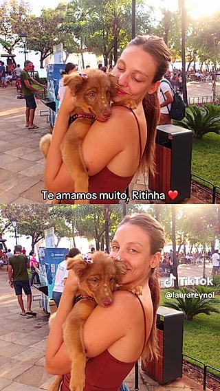 Rita é encantadora e agora ganhou um lar amoroso.