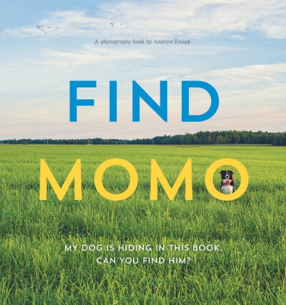 Capa do livro Find Momo de Andrew Knapp. (Foto: Andrew Knapp)