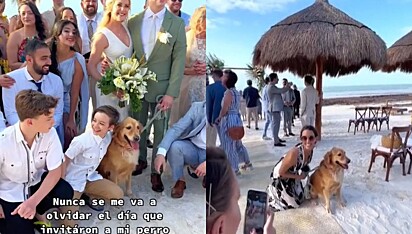 Murph se tornou o foco no casamento. 