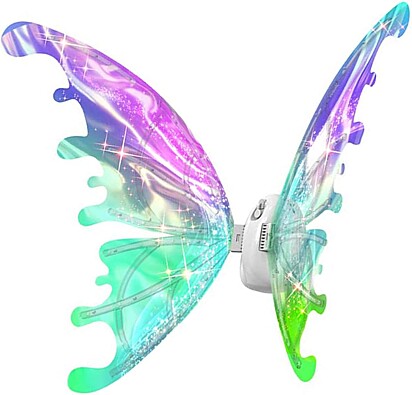 Foto ilustrativa de acessório de fantasia asas de fada.