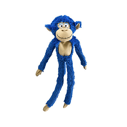 Brinquedo Chalesco Pelúcia Macaco Azul para Cães.