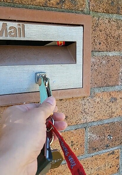 Brick Moranis foi surpreendido ao abrir a caixa de correio.