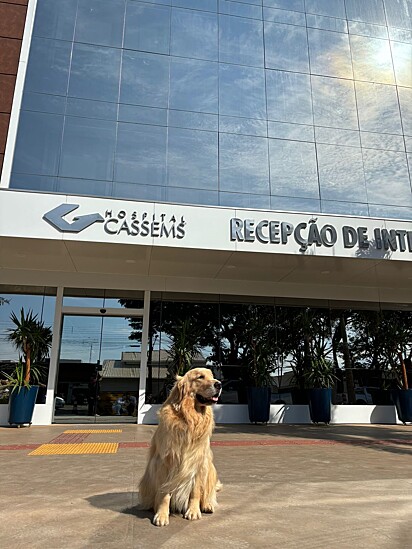 Alfredo visitou os pacientes do Hospital Cassems de Dourados.