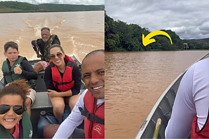 Era só um passeio de barco até família escutar choro de um animal floresta e ver cena que não gostaria.