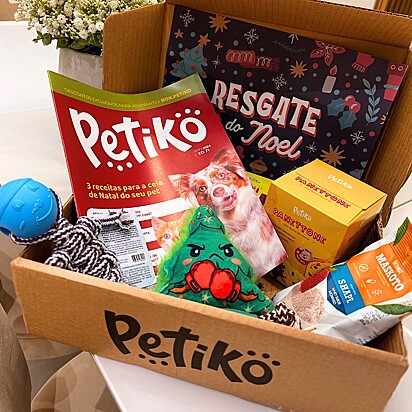 Presente de Natal para cachorros: Box Petiko