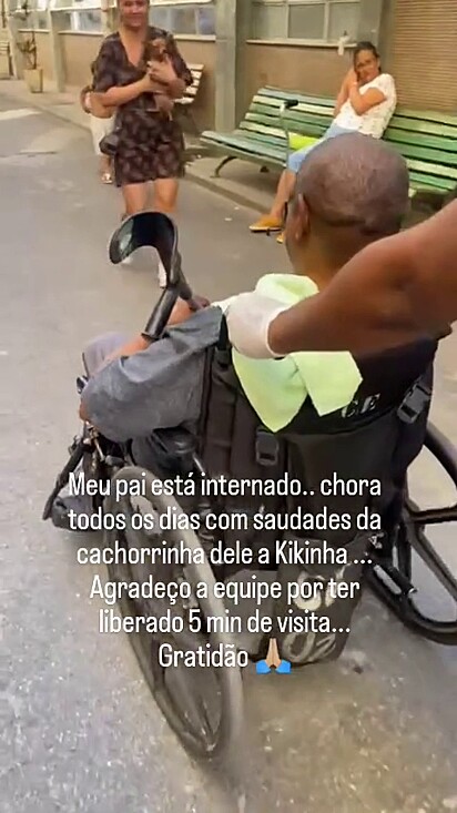 Foram 5 minutos que fizeram uma grande diferença na recuperação do homem.