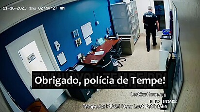 O policial deixou tudo em ordem.