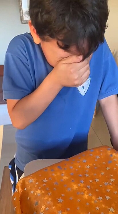Ele recebeu uma carta escrita pela canina.