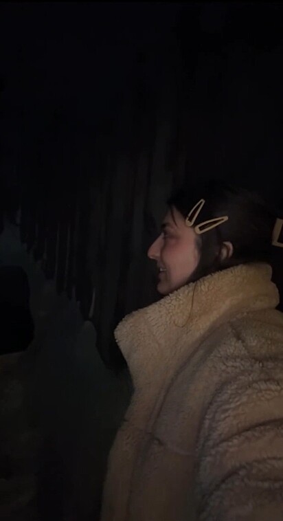 Um grupo de jovens, ao explorar uma área florestal durante a noite, decidiu imitar uivos.