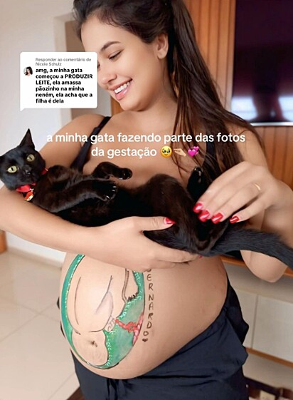 Tudo não passava de ciúmes da gravidez da dona.