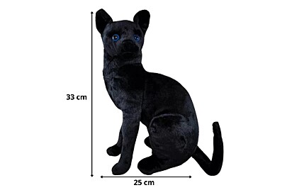 1. Gato de Pelúcia 33 cm Realista Antialérgico – R$ 87,90