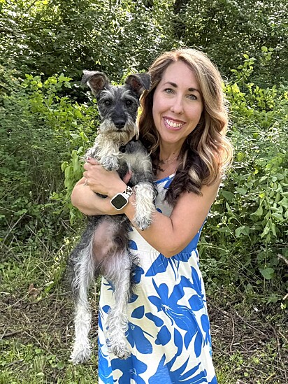 Grady, um schnauzer miniatura de um ano.