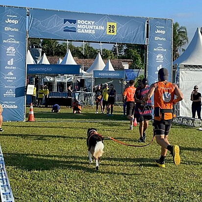 Tuca amou praticar o esporte.