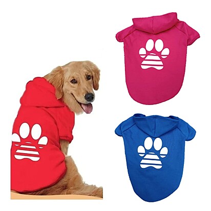 Moletom com capuz. Roupinha de cachorro para usar no frio.
