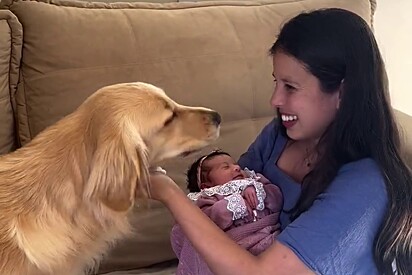 A família compartilhou a chegada da bebê e emocionou os seguidores.