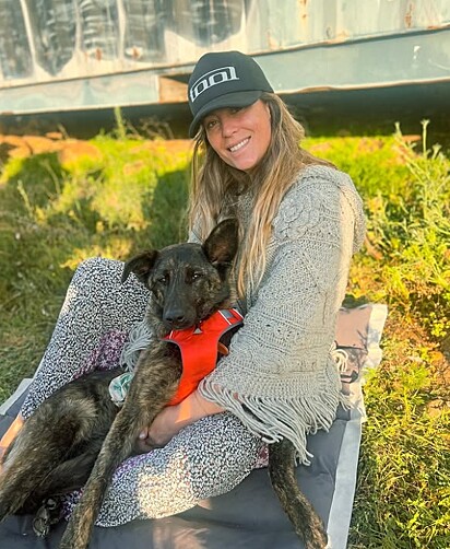 Valentina, veterinária, adotou Julieta.
