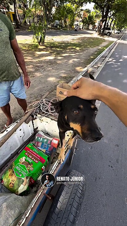 Renato fez uma ação solidária para inspirar outras pessoas.