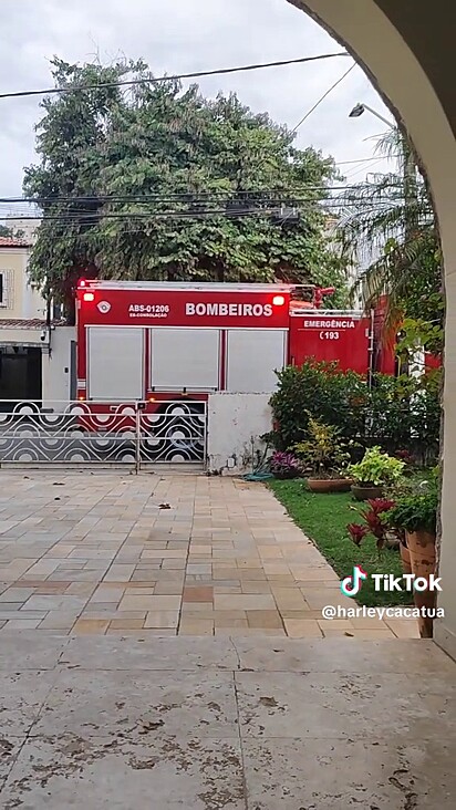 Os Bombeiros de São Paulo atenderam o chamado.