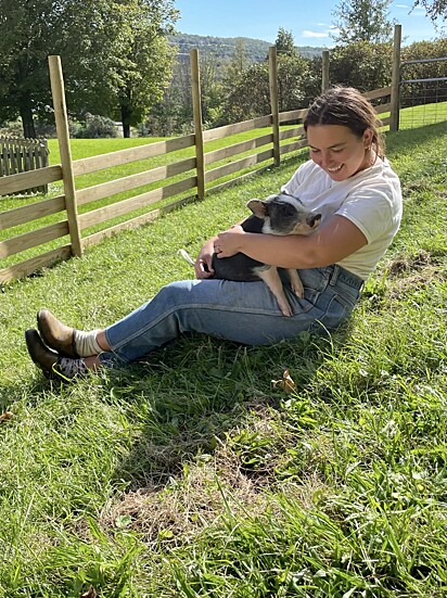 Tiffany Paltauf e Sparky.