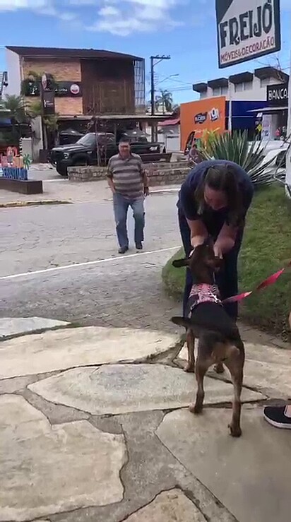 Maitê conquistou o coração de uma família.