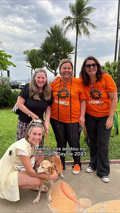 Brisa conquistou o coração de uma família.