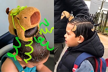 Dia do cabelo maluco: Crianças e pais exibem criatividade com penteados inspirados em pets; veja inspirações.