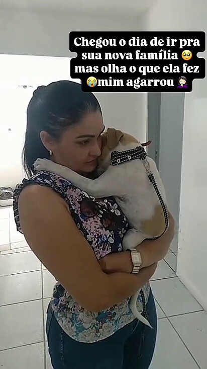 Patrícia ficou comovida com a situação.