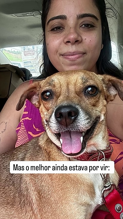 Felizmente descobriu o que é ser amada de novo.