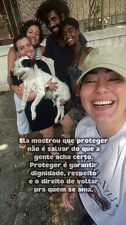 Charlotte foi devolvida à família.