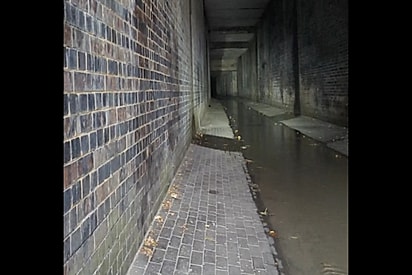 Gritos estrondosos ecoando em túnel levam socorristas a encontrar alguém pequeno pedindo ajuda.