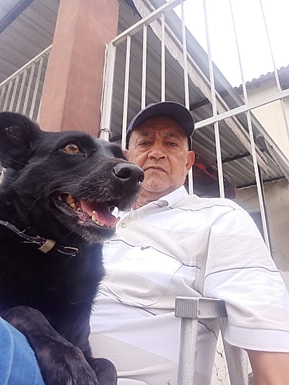 Joaninha e seu tutor.