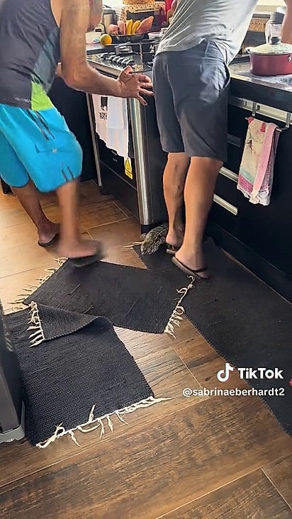 Essa não foi a primeira vez que o intruso foi pego dentro da residência.