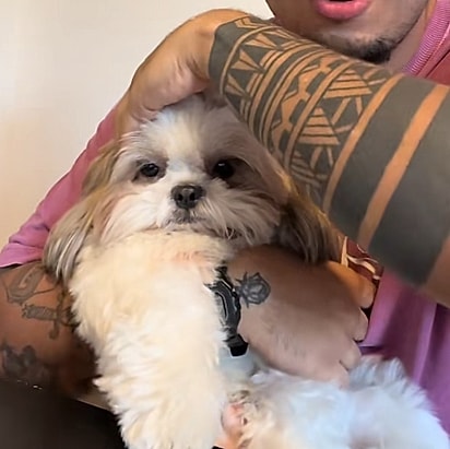 Samuel tampando os ouvidos de Ogui.