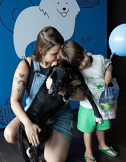 José escolheu o cão pelo amor.