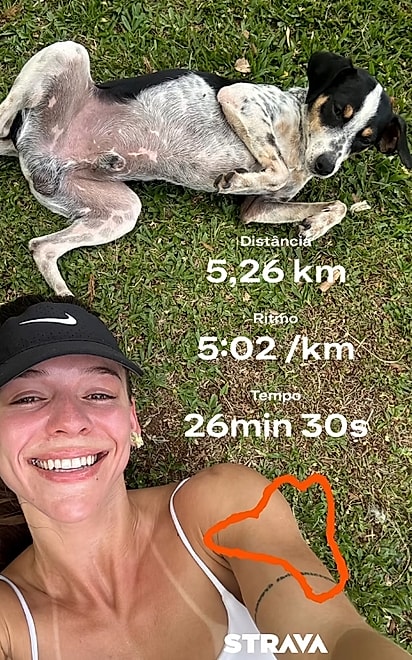 Nanda e o marido encontraram o cachorrinho.