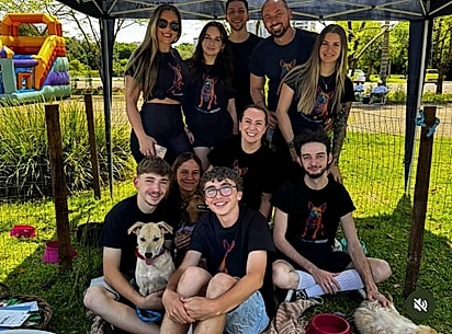 Voluntários da Fundação Quixote.