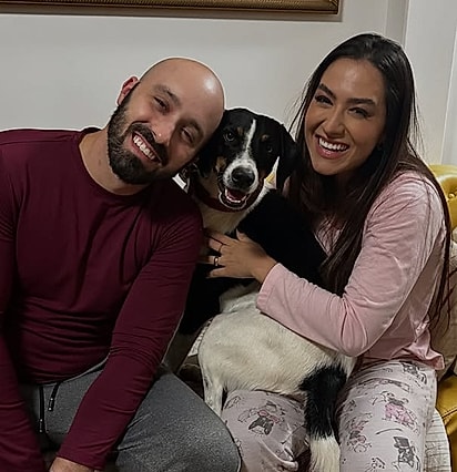 Soneca e sua família.