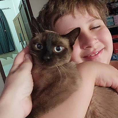 Noel já completou um ano com a família.