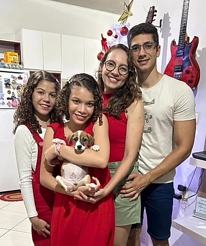 A foto do Natal de 2024.