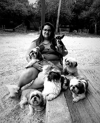 Déborah Sousa ama incondicionalmente os seus pets.