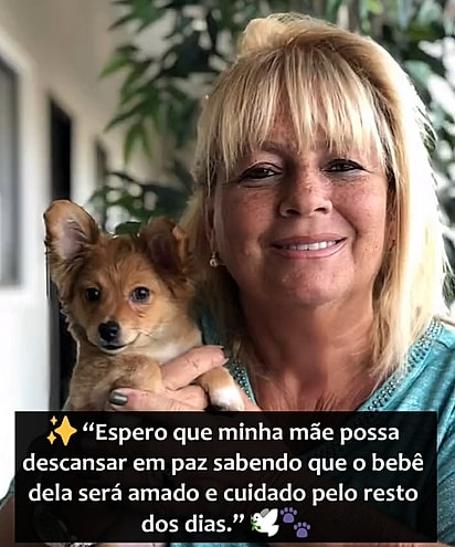 Coconut com a mãe de Lindsay.